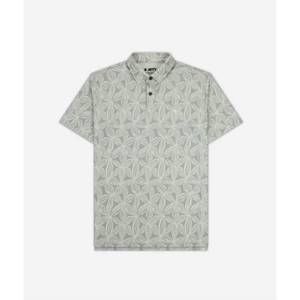 NEW JETTY men's bunker polo shirt in silver